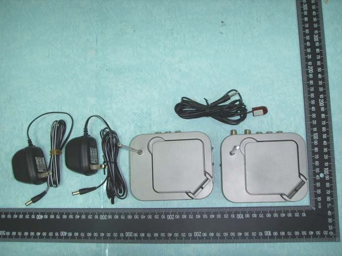Wireless A/V Transmitter and Receiver System - FCC ID C2SLF30SRX - Good Mind Industries Co Ltd