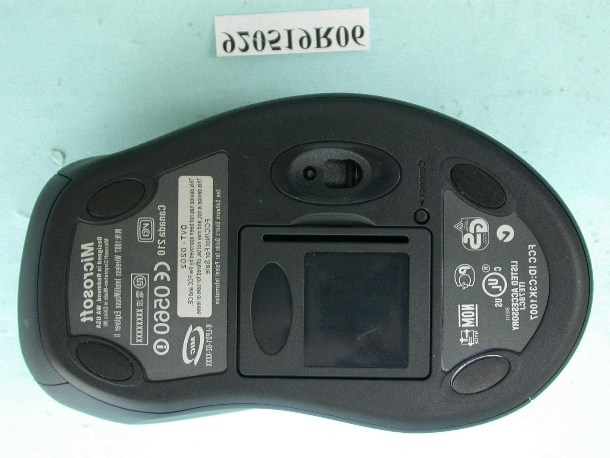 Wireless IntelliMouse Explorer 2.0 - FCC ID C3K1007 - Microsoft Corporation
