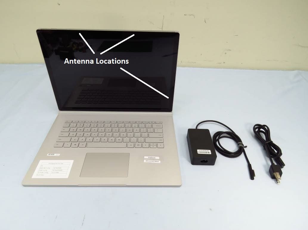 Portable Computing Device - FCC ID C3K1899 - Microsoft Corporation