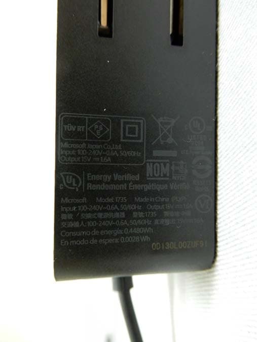 Portable Computing Device - FCC ID C3K1927 - Microsoft Corporation