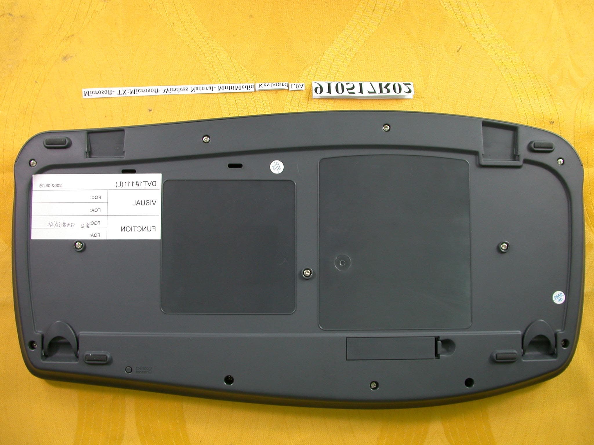 Wireless Keyboard - FCC ID C3KKB9 - Microsoft Corporation (4)
