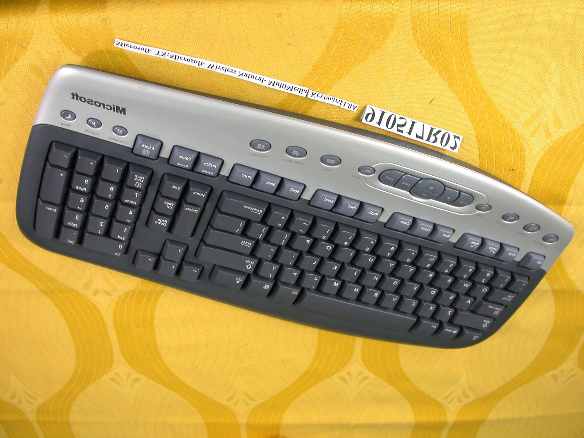 Wireless Keyboard - FCC ID C3KKB9 - Microsoft Corporation