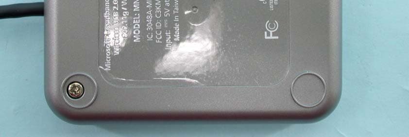 Broadband Wireless USB2.0 Adapter - FCC ID C3KMN710 - Microsoft Corporation