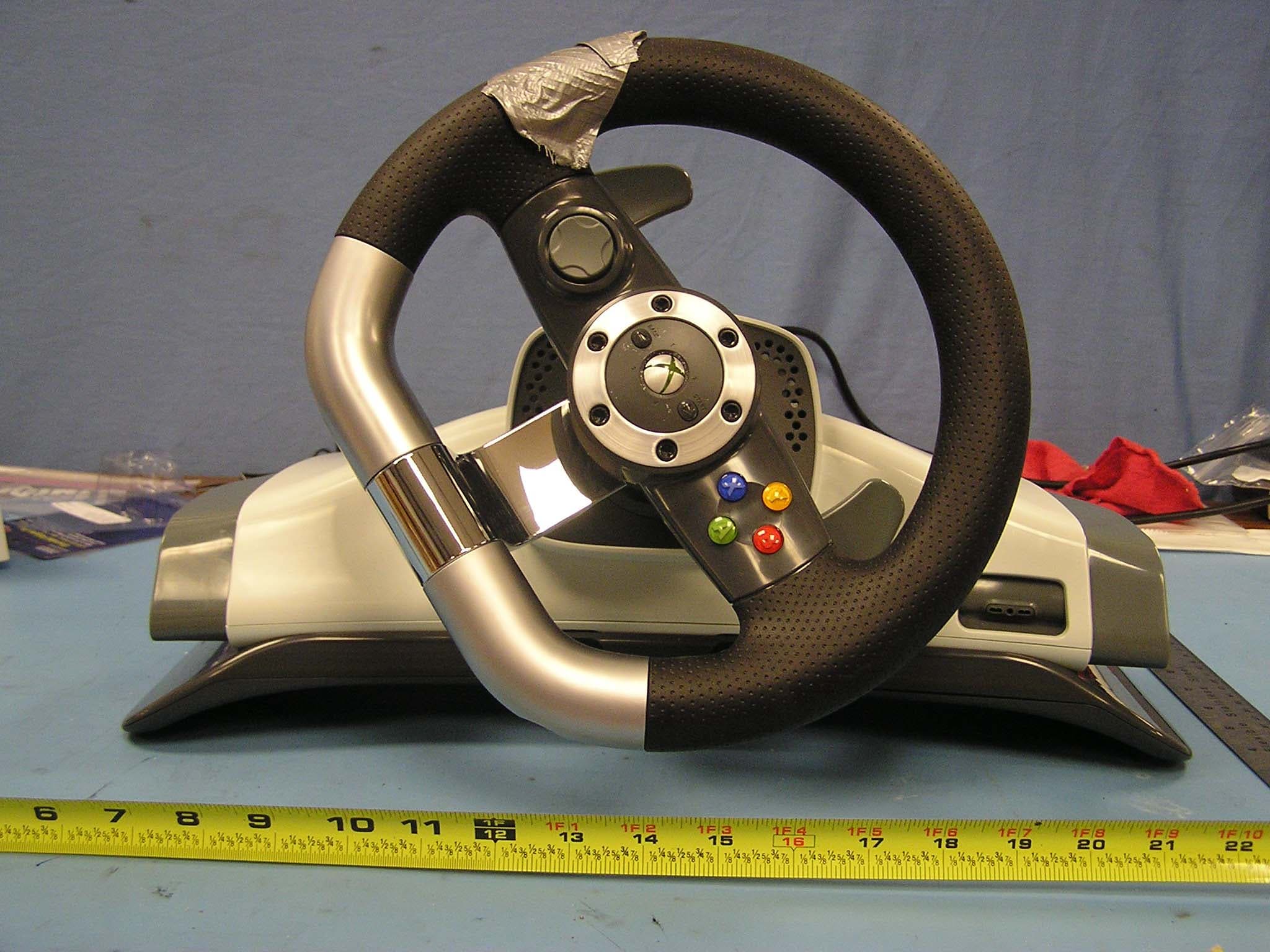 Xbox 360 Wireless Racing Wheel with Force Feedback - FCC ID C3KWRW01 - Microsoft Corporation