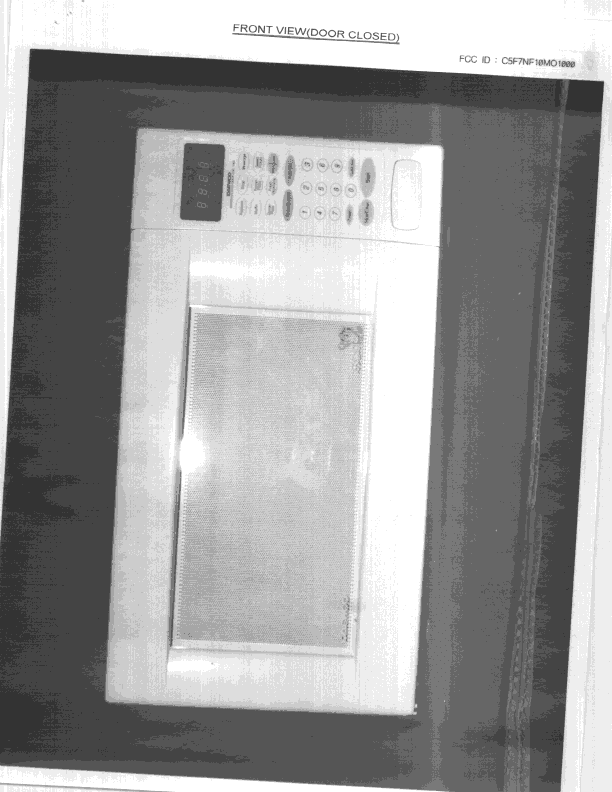 Microwave Oven - FCC ID C5F7NF10MO1000 - WINIA Electronics Co., Ltd. (1)