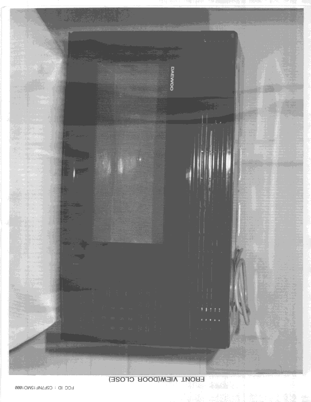 Microwave Oven - FCC ID C5F7NF15MO1000 - WINIA Electronics Co., Ltd. (2)