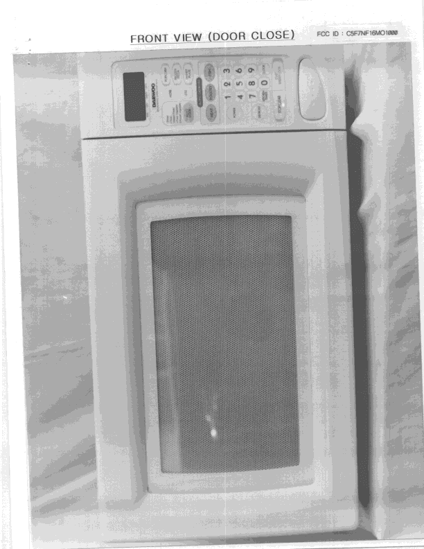 Microwave Oven - FCC ID C5F7NF16MO1000 - WINIA Electronics Co., Ltd. (1)