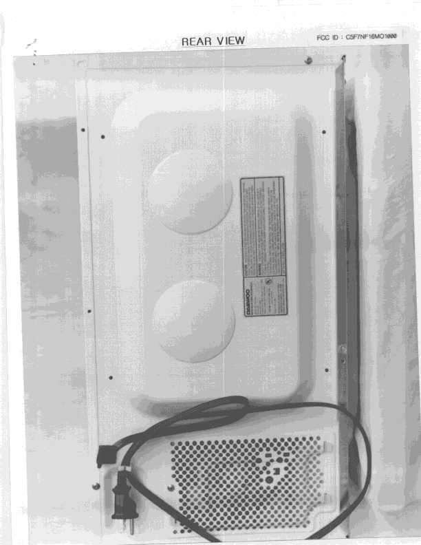 Microwave Oven - FCC ID C5F7NF16MO1000 - WINIA Electronics Co., Ltd. (2)