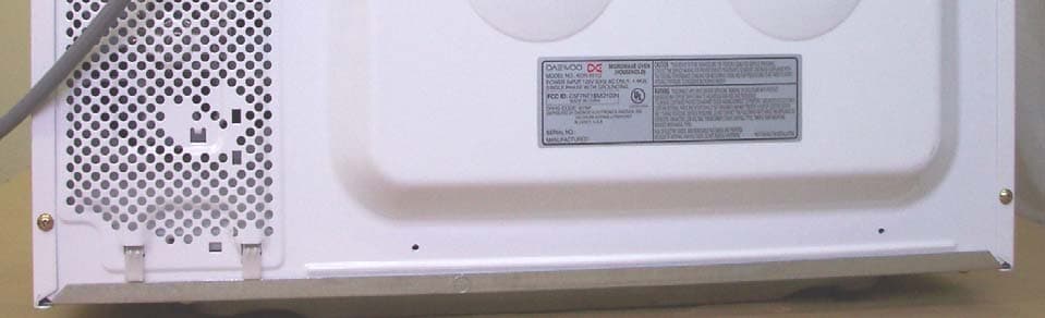 Microwave Oven - FCC ID C5F7NF16MO100N - WINIA Electronics Co., Ltd. (3)