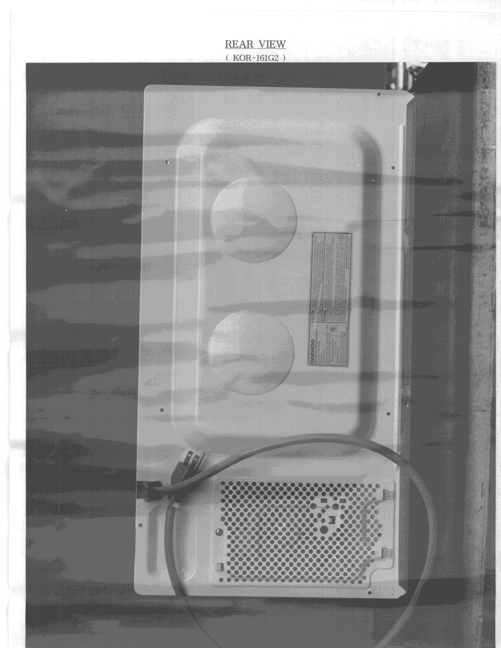 Microwave Oven - FCC ID C5F7NF16MO1100 - WINIA Electronics Co., Ltd. (5)