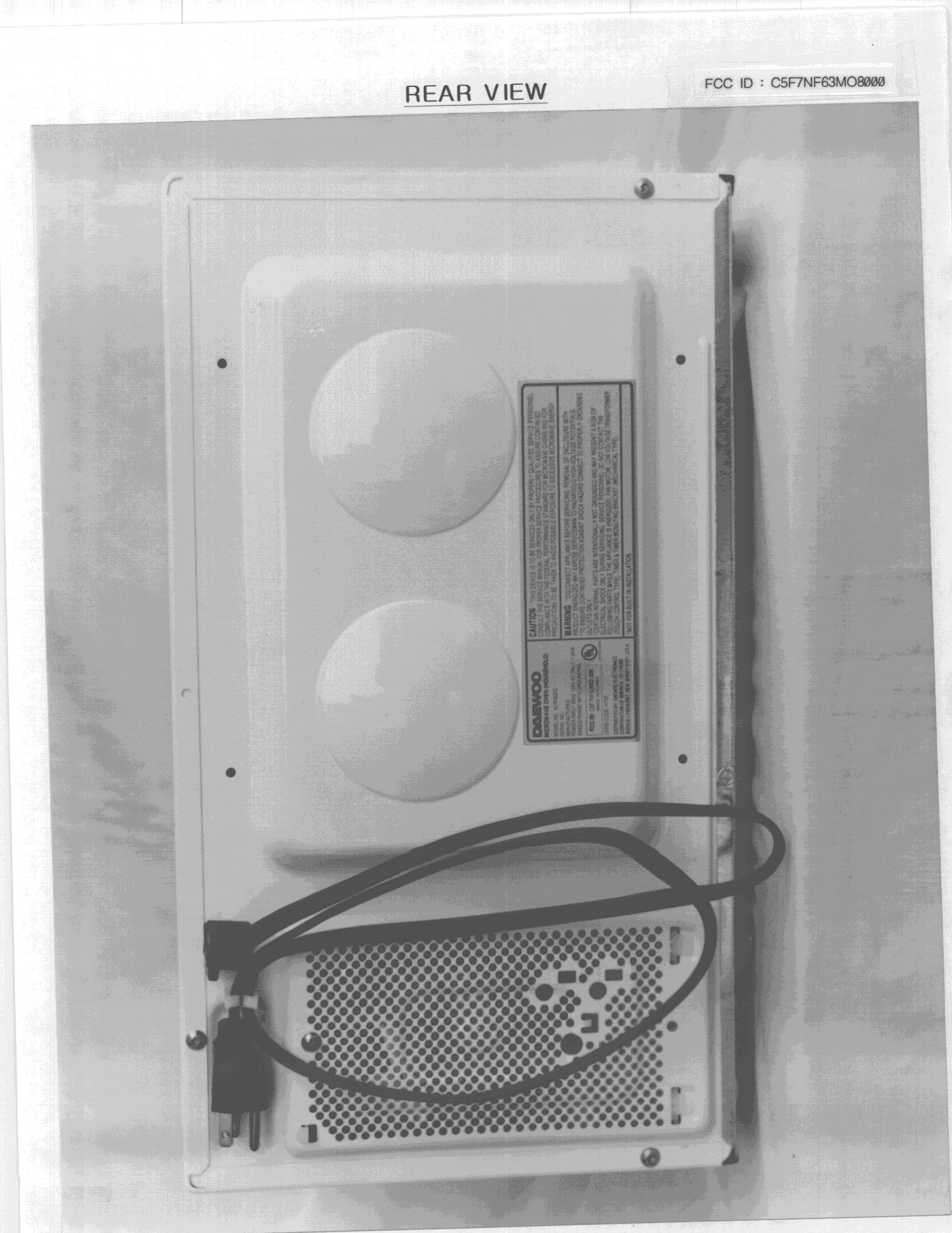 8CC - Part 18 Consumer Device - FCC ID C5F7NF63MO8000 - WINIA Electronics Co., Ltd. (1)