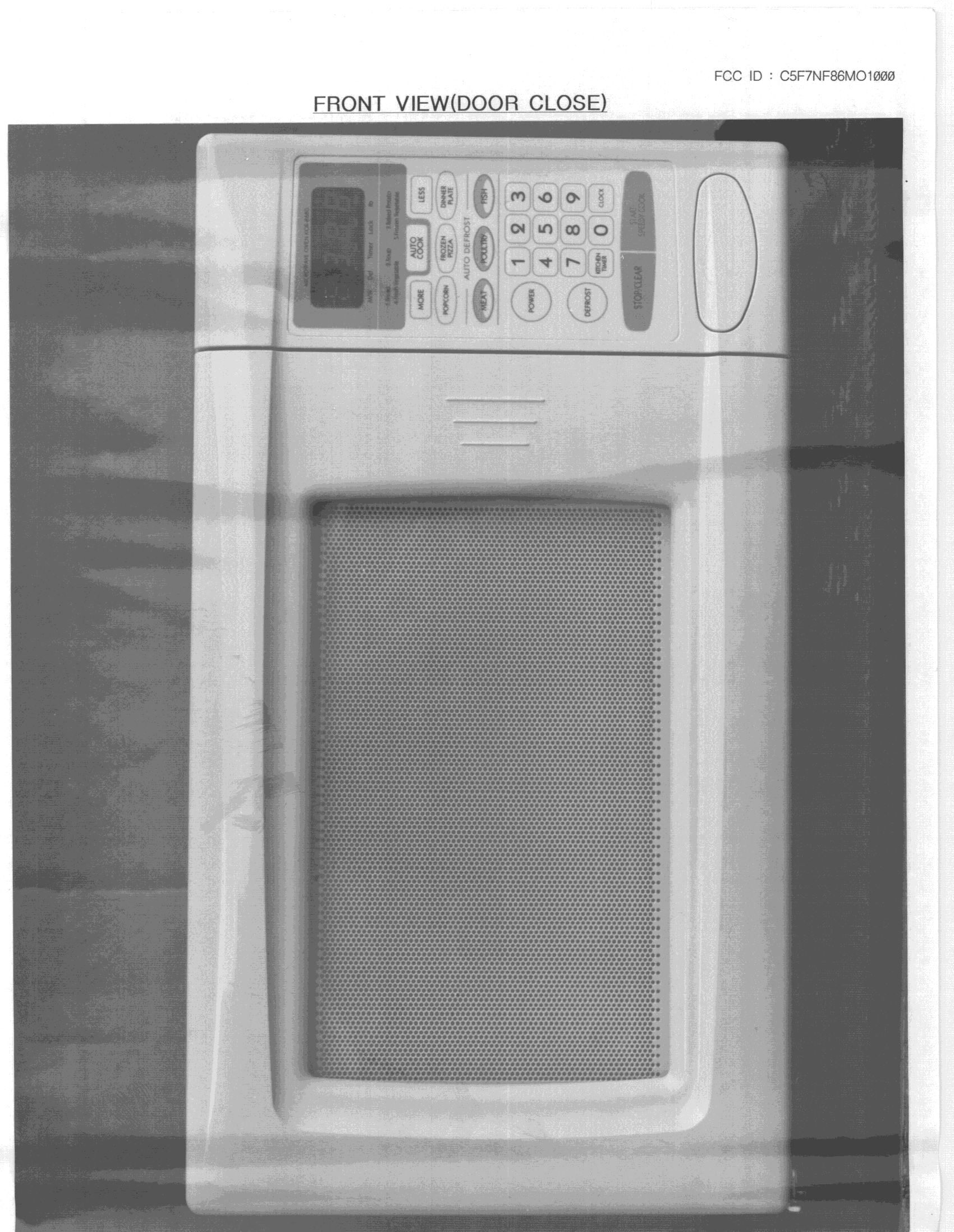 Microwave Oven (2M218 or 2M254 Magnetron) - FCC ID C5F7NF86MO1000 - WINIA Electronics Co., Ltd. (2)