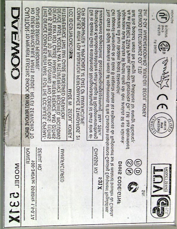 15-INCH COLOR MONITOR - FCC ID C5F7NFCMC531X - WINIA Electronics Co., Ltd.