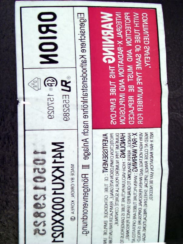 17" Color Monitor - FCC ID C5F7NFCMC719B - WINIA Electronics Co., Ltd.