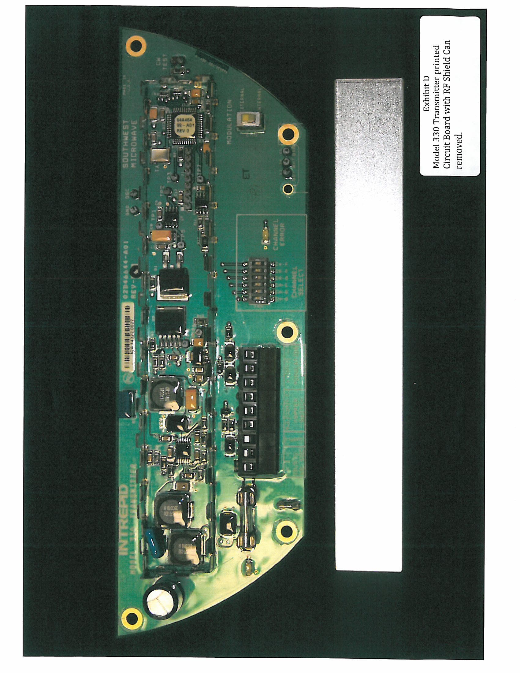 Digital Microwave Field Disturbance Sensor - FCC ID CA6330 - Southwest Microwave Inc (2)