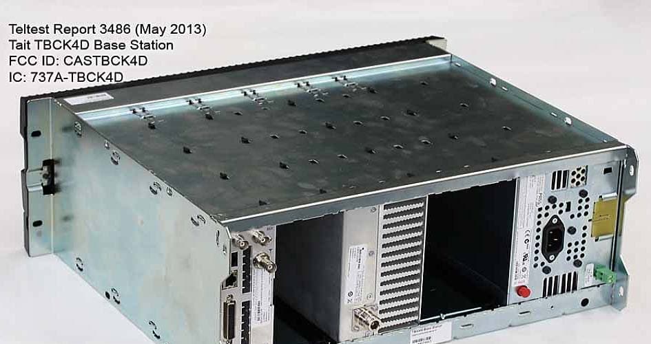 Base Station Transceiver - FCC ID CASTBCK4D - Tait International Limited (4)
