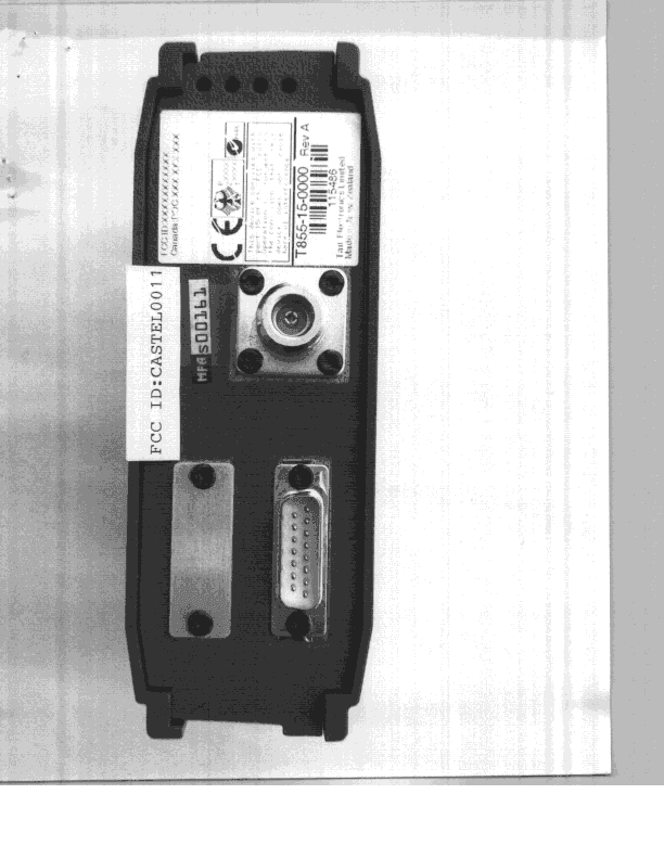 CXX - Communications Rcvr for use w/ licensed Tx and CBs - FCC ID CASTEL0011 - Tait International Limited (2)