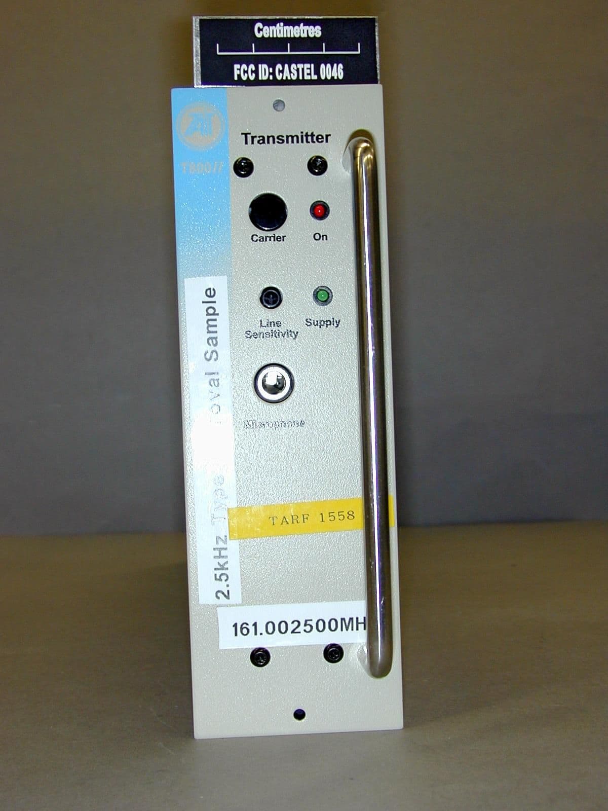 Base Station Transmitter - FCC ID CASTEL0046 - Tait International Limited