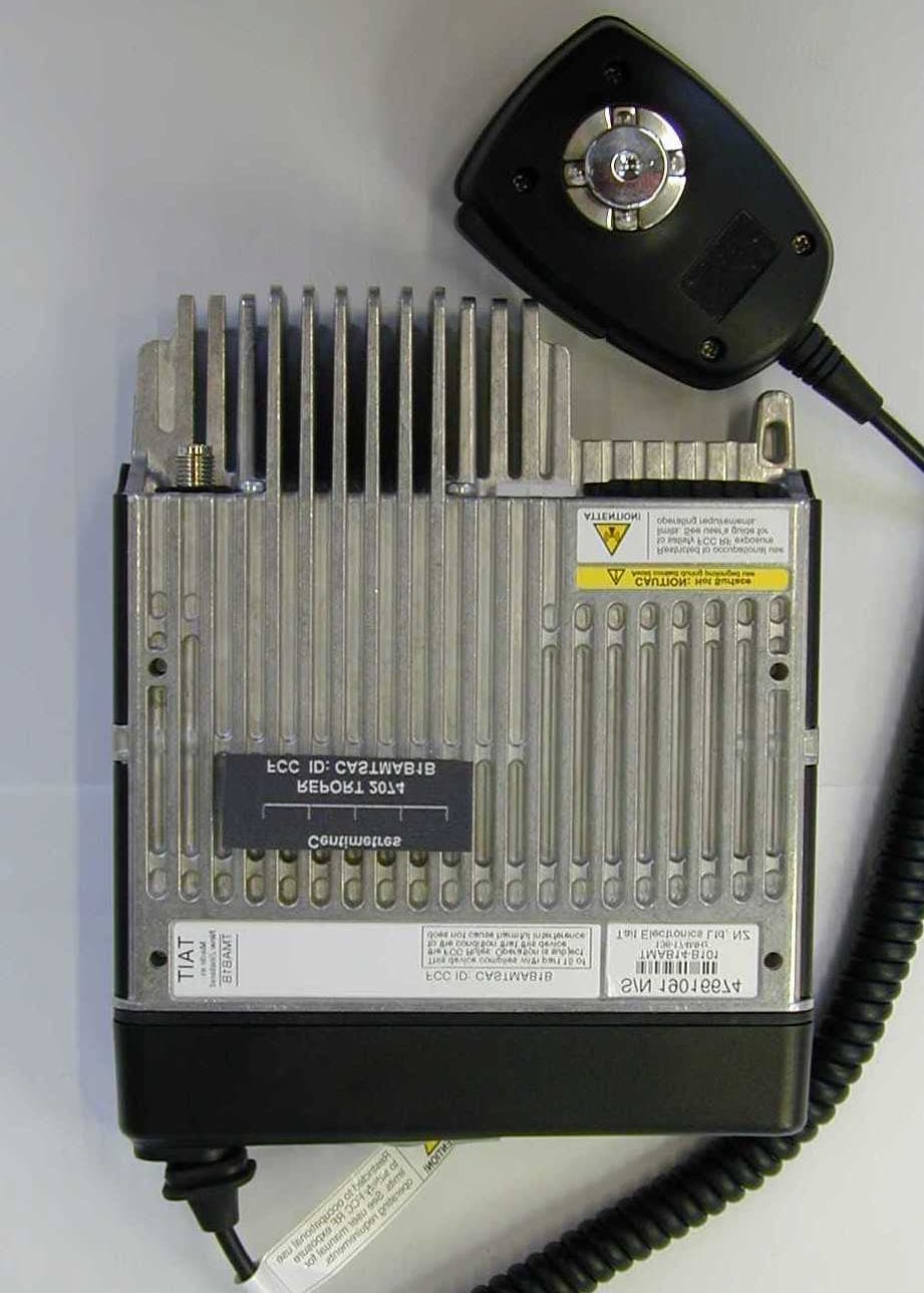 Mobile Transceiver - FCC ID CASTMAB1B - Tait International Limited