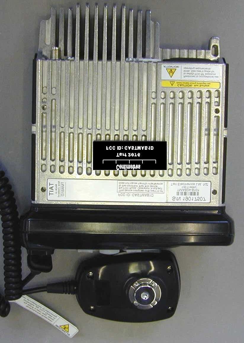 Mobile Transceiver - FCC ID CASTMAB1D - Tait International Limited