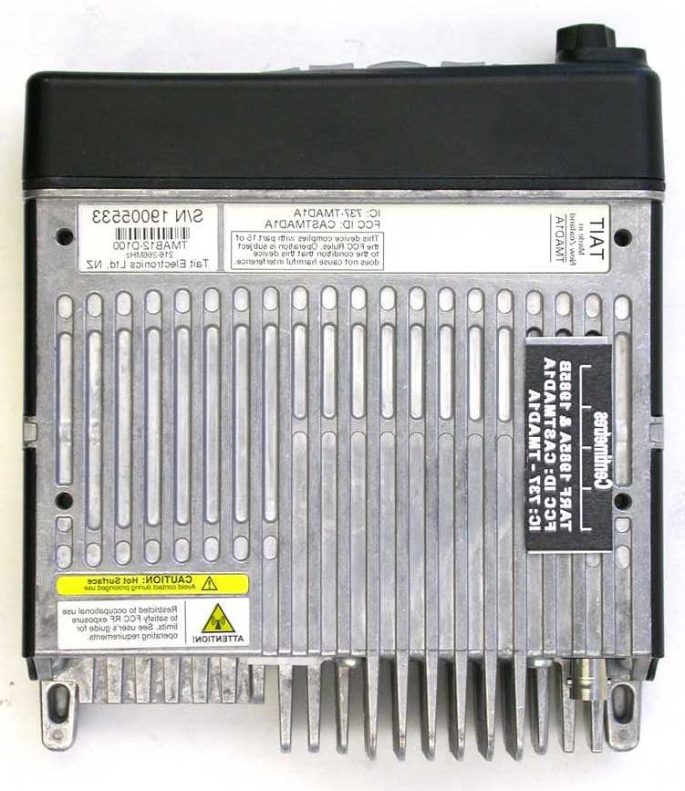 Mobile Transceiver - FCC ID CASTMAD1A - Tait International Limited
