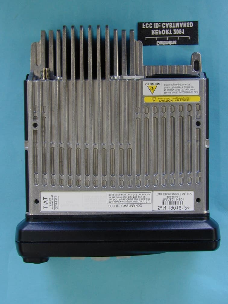 Mobile Transceiver - FCC ID CASTMAH5D - Tait International Limited