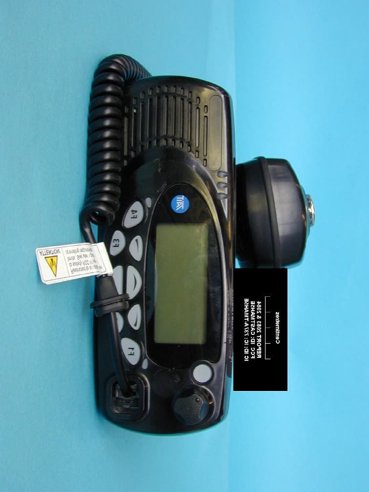 Mobile Transceiver - FCC ID CASTMAH5E - Tait International Limited (5)
