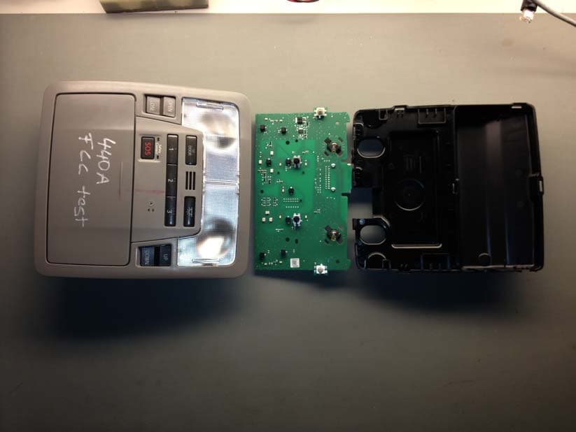 Universal Garage Door TX w/ FHSS TX - FCC ID CB2440AHL5 - Johnson Controls Interiors L.L.C. (3)
