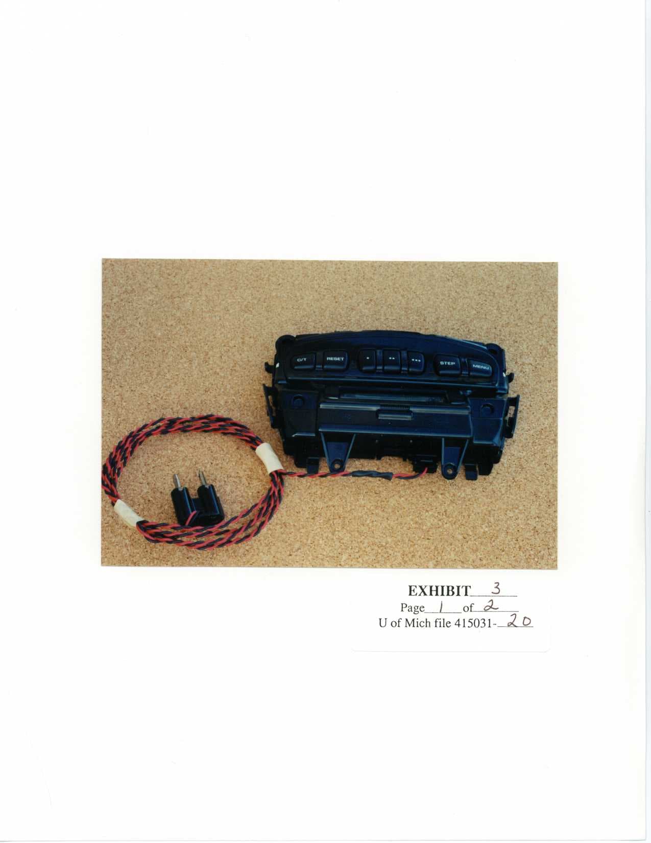 Universal Garage Door Opener/Home Link - FCC ID CB2LHEVICHL3 - Johnson Controls Interiors L.L.C.