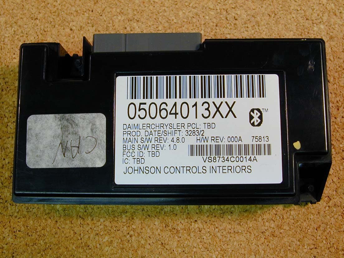 Automotive Bluetooth Hands-Free Interface - FCC ID CB2UCON2 - Johnson Controls Interiors L.L.C. (2)