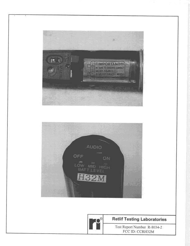 TBF - Licensed Broadcast Transmitter Held to Face - FCC ID CCRH32M - Sam Ash Music Corporation (2)
