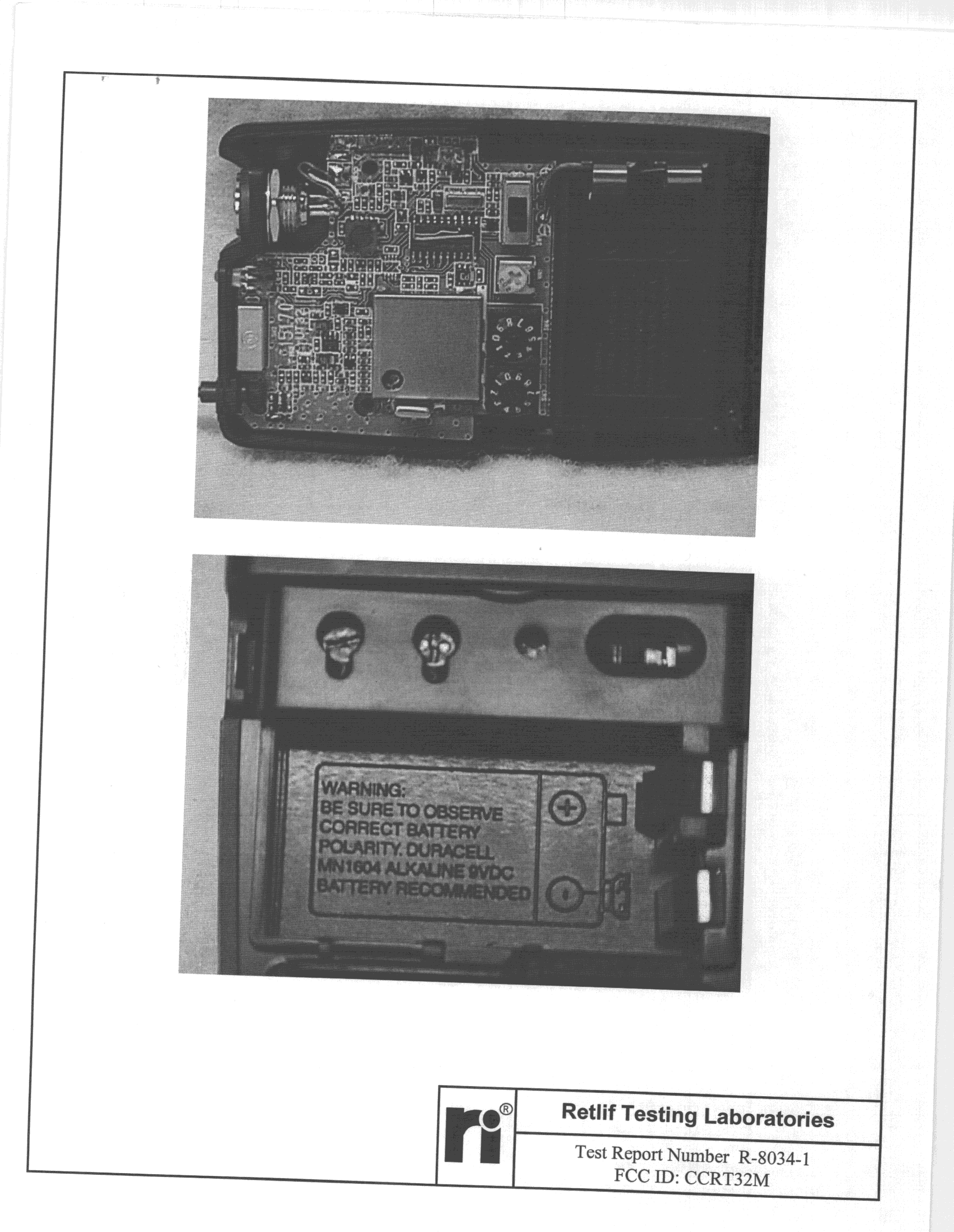 TBT - Licensed Broadcast Transmitter Worn on Body - FCC ID CCRT32M - Sam Ash Music Corporation