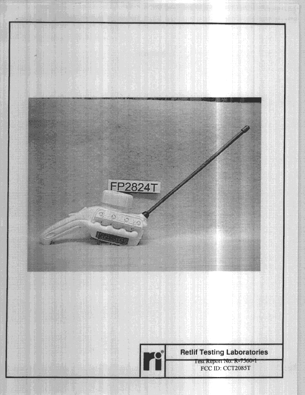 DXX - Part 15 Low Power Communication Device Transmitter - FCC ID CCT2824T - Fisher-Price Inc. (2)