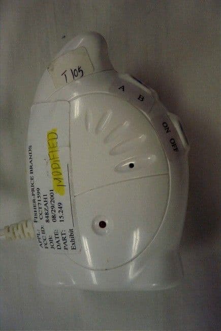 900MHz Paging Monitor TX - FCC ID CCT71599 - Fisher-Price Inc.