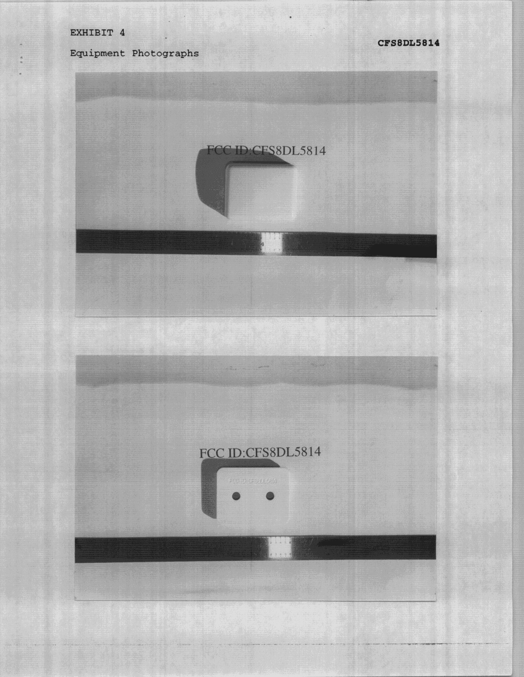 DSC - Part 15 Security/Remote Control Transmitter - FCC ID CFS8DL5814 - Ademco Inc.