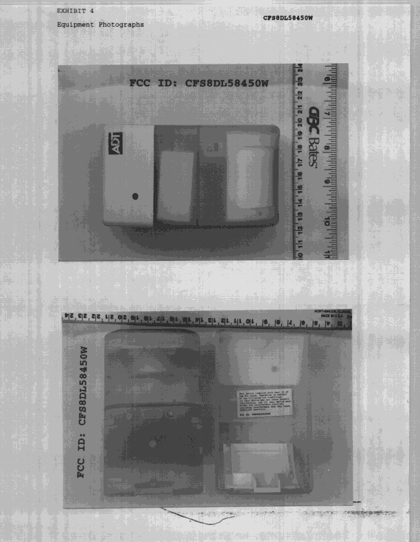 Alarm Transmitter - FCC ID CFS8DL58450W - Ademco Inc.