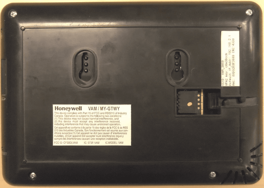 Vista Automation Module - FCC ID CFS8DLVAM - Ademco Inc.