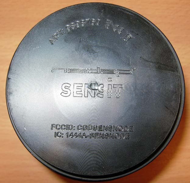 Sensor for the Wireless Space Count system for parking lots - FCC ID CGDSENSNODE - Nedap N. V.