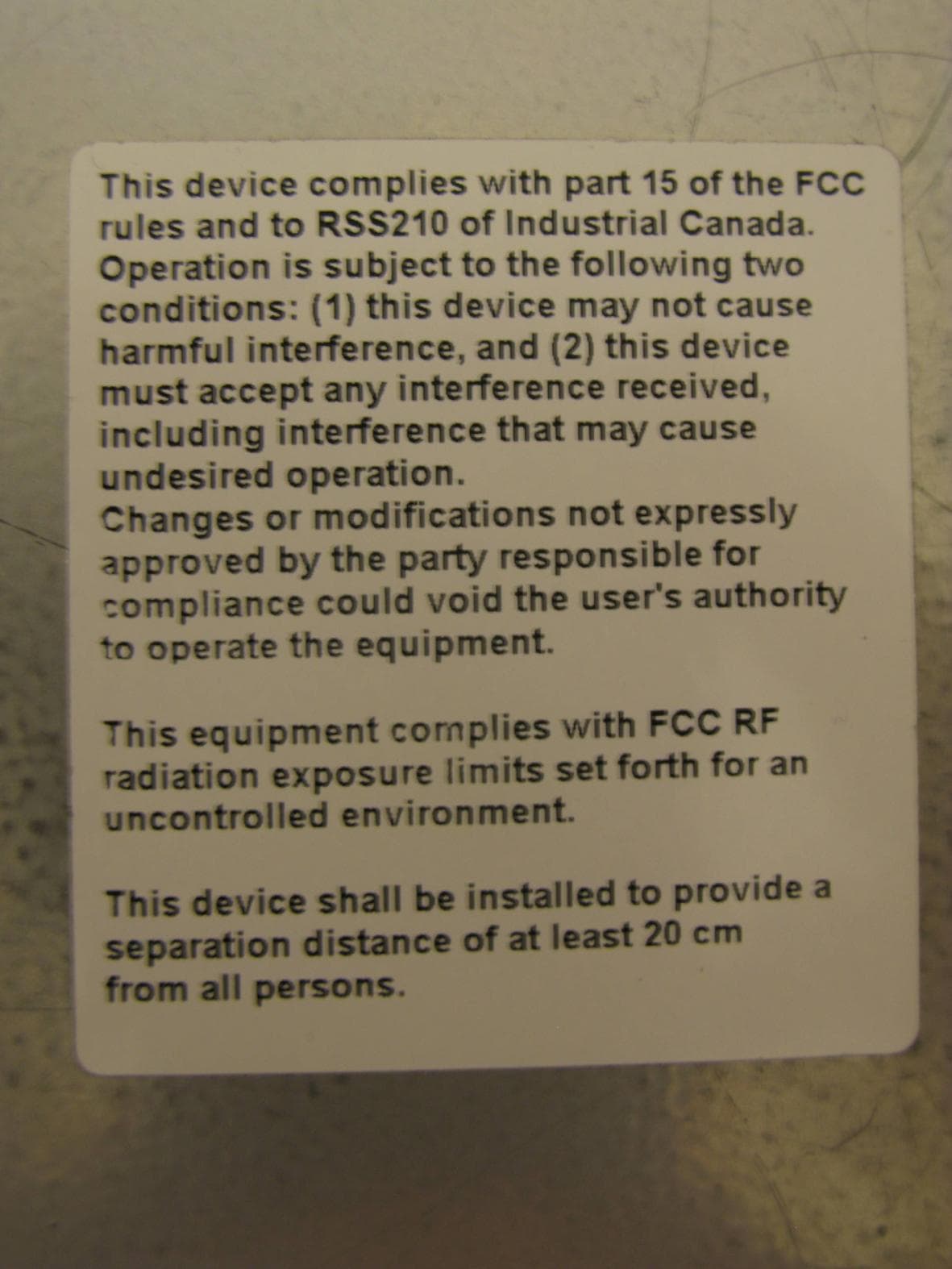 UHF RFID Reader for EPC Gen2 Class 1 tags - FCC ID CGDUPASSREACH - Nedap N. V. (1)