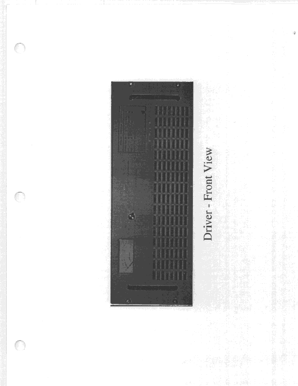 Multi-carrier Analog Booster - FCC ID CHP8BUHPB500-A - Thomson Broadcast & Multimedia, Inc. (2)