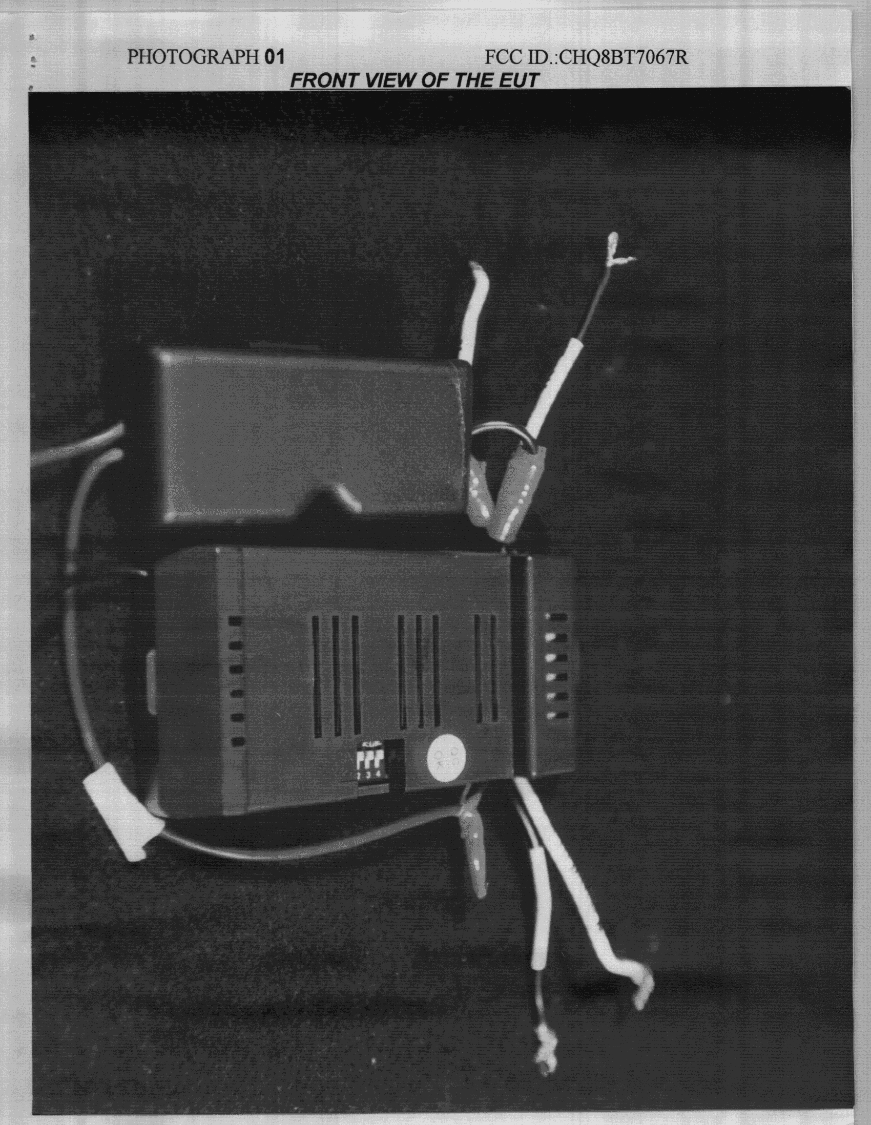 RC Fan Receiver - FCC ID CHQ8BT7067R - Rhine Electronics Co Ltd