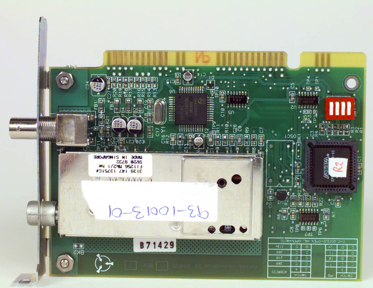 JBP - Part 15 Class B Computing Device Peripheral - FCC ID CIHTTX81X - Norpak Corporation (2)