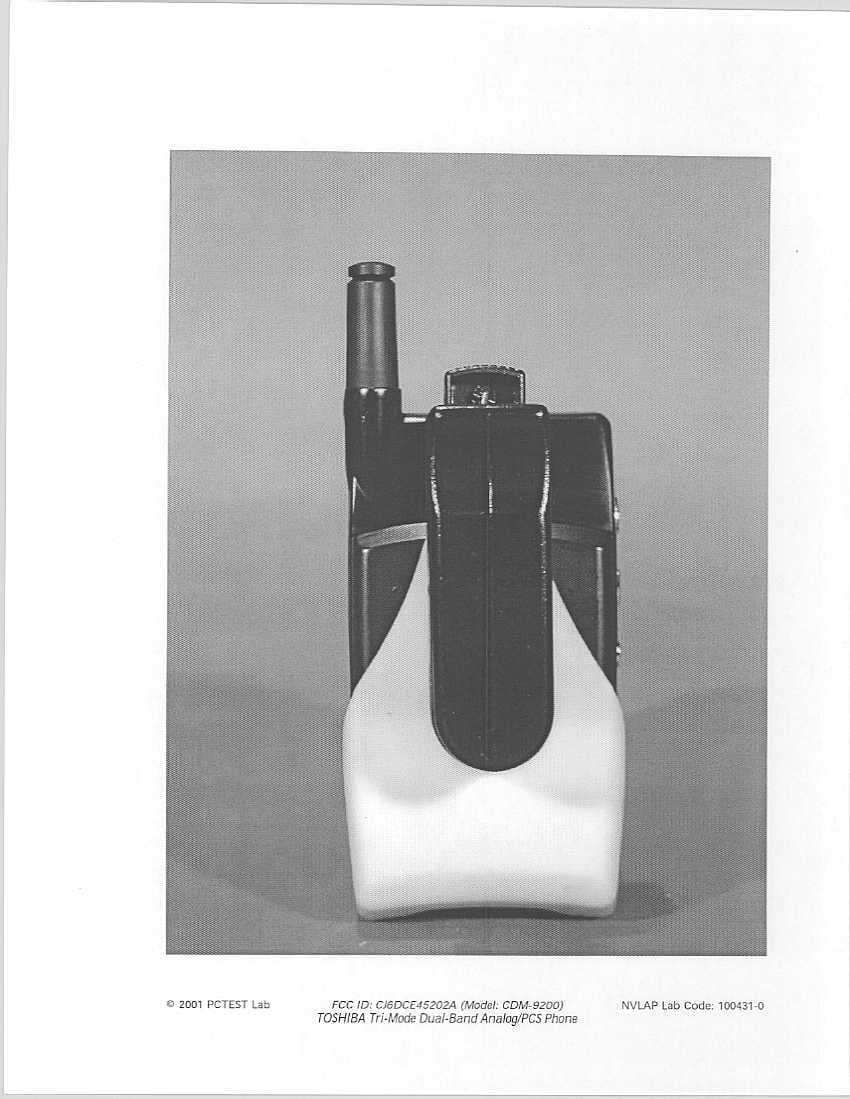 Tri-Mode Dual Band Analog/PCS Phone - FCC ID CJ6DCE45202A - Dynabook Inc. (3)