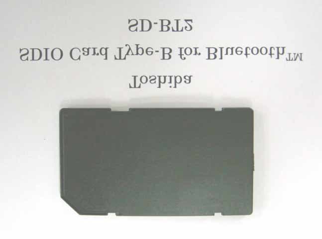SDIO Card type-B for Bluetooth - FCC ID CJ6MSDB02 - Dynabook Inc. (2)