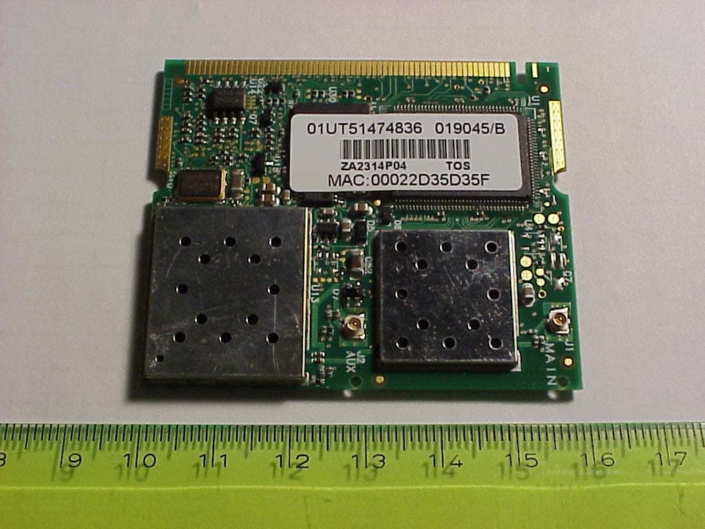 Wireless LAN, limited module approval - FCC ID CJ6PA3171WL - Dynabook Inc. (2)