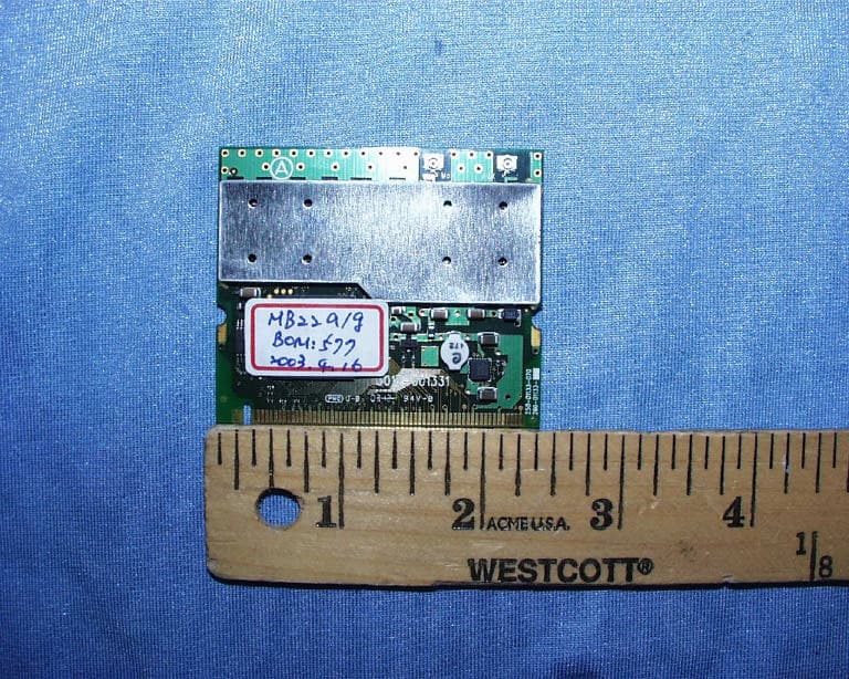 802.11a/b/g Mini-PCI Module - FCC ID CJ6UPA3297WL - Dynabook Inc.