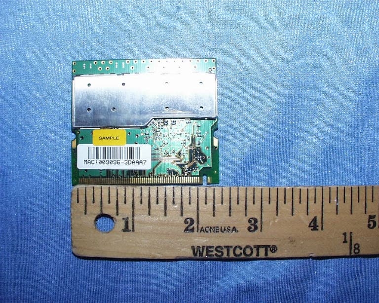 802.11a/b/g Mini-PCI Module - FCC ID CJ6UPA3297WL - Dynabook Inc. (2)