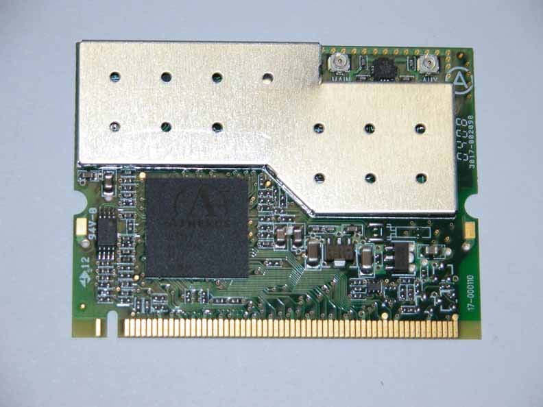 Mini PCI 802.11a/b/g transceiver - FCC ID CJ6UPA3374WL - Dynabook Inc.