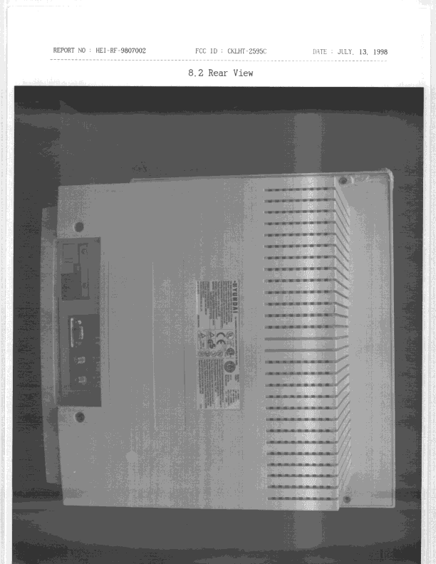 JBP - Part 15 Class B Computing Device Peripheral - FCC ID CKLHT-2595C - Hyundai Electronics Industries Co Ltd (5)