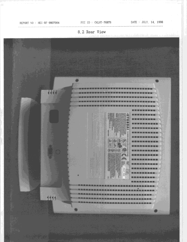 JBP - Part 15 Class B Computing Device Peripheral - FCC ID CKLHT-7687B - Hyundai Electronics Industries Co Ltd (3)
